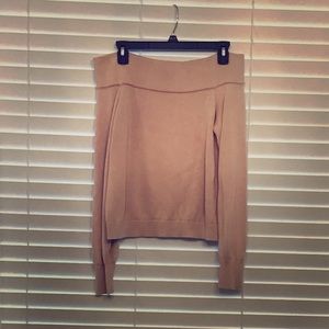 Pink off the shoulder Sweater from H&M